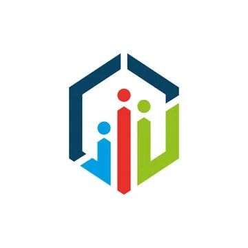 Building Chart Logo Design for Business Growth Analytics Stock Illustration