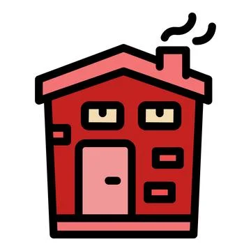 Building chimney icon vector flat Ilustración de archivo