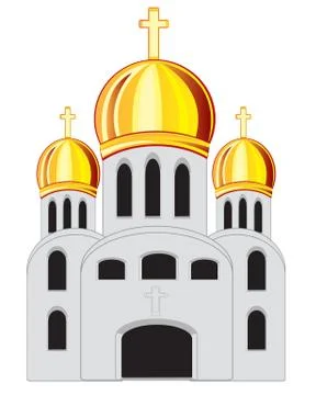 Building church Stock Illustration