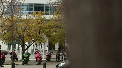 Building in the city Stock Footage 77048768