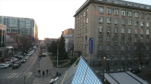 Building in a city landscape Video stock 131262917