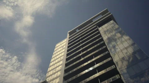 Building with clouds Stock Footage 280754
