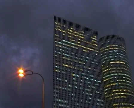 Building clouds Time-Lapse. Night. Stock Footage 20506344