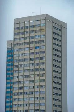 Building with cloudy sky Stock Photos