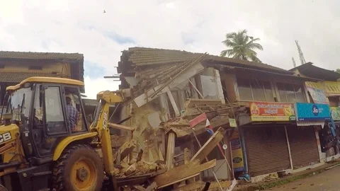 Building collapse Vídeos de archivo 92945971