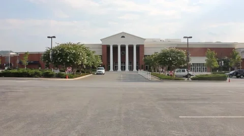 Building on college campus Stock Footage 53200708