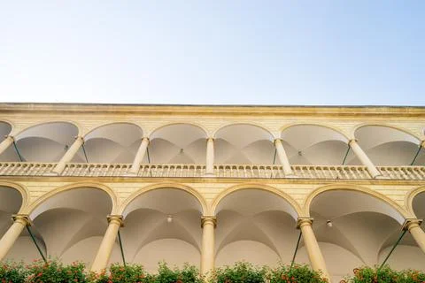 Building with colomn Stock Photos