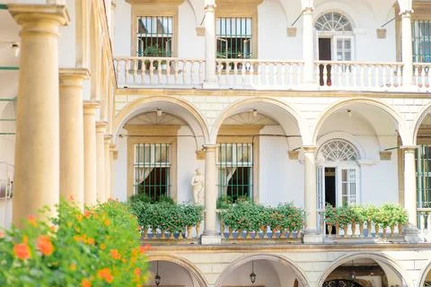 Building with colomn Stock Photos