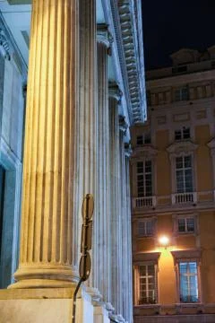 A building with columns. Stock Photos