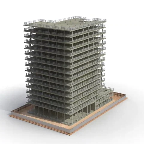 Building Construction 2 Pond Stock Footage 283541939