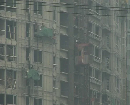  Building construction in beijing  Stock Footage 285244