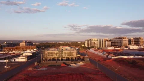 Building Construction Brasilia Stock Footage 139414512