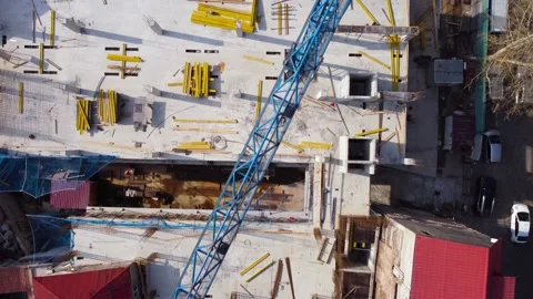 Building construction in the city Stock-Footage 236971117