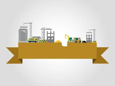 Building Construction Concept Stock Illustration
