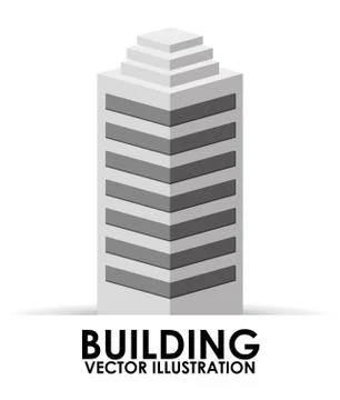 Building construction design, vector illustration eps10 graphic Ilustración de archivo