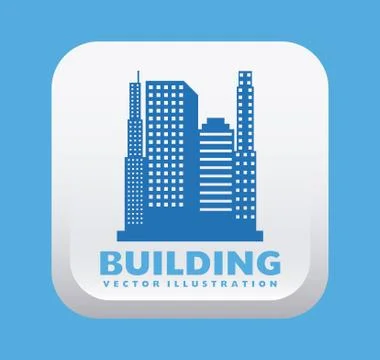 Building construction design, vector illustration eps10 graphic Ilustración de archivo