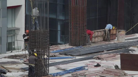 Building construction Stock Footage 54099925