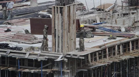 Building construction Stock Footage 54099946