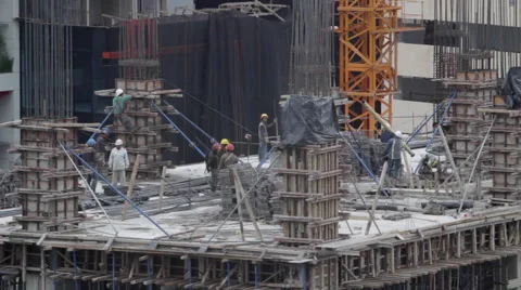 Building construction Stock Footage 54101396