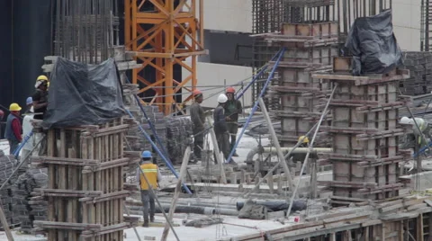 Building construction Stock Footage 54101453