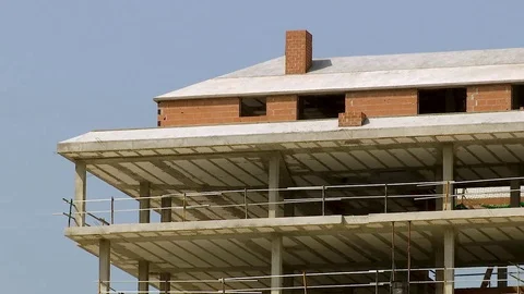 Building in Construction Stock Footage 79751582