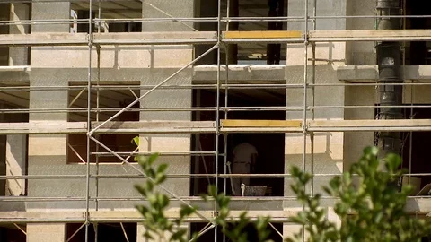 Building in Construction Stock Footage 79751831