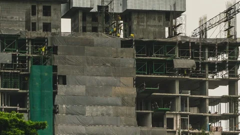 Building construction Stock Footage 87820321