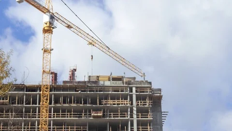 Building construction. 動画素材 98295356