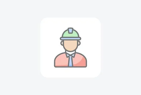 Building, construction fully editable vector fill icon Stock Illustration