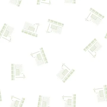 Building construction glyph seamless pattern 스톡 일러스트