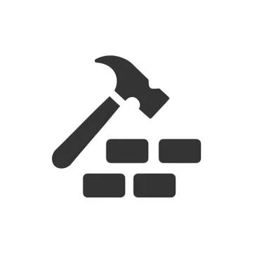 Building Construction Icon Stock Illustration