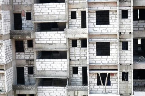 Building construction in India Stock Photos