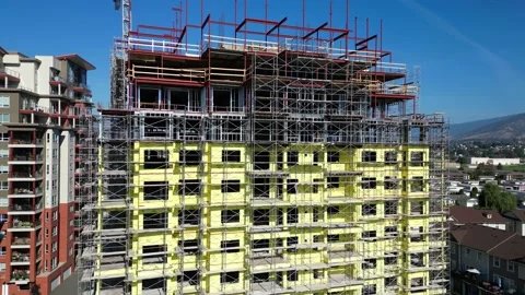 Building Construction Industry Exterior Video stock 218574690