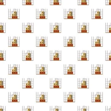 Building construction pattern Illustrazione stock