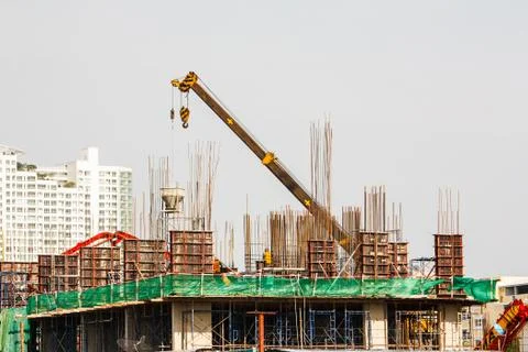 Building construction Foto stock