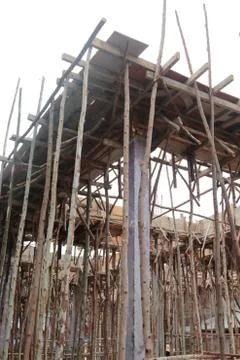 Building construction. Foto stock