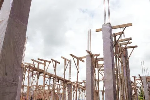 Building construction. Fotos Stock