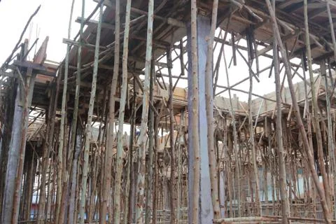 Building construction. Stock-Fotos