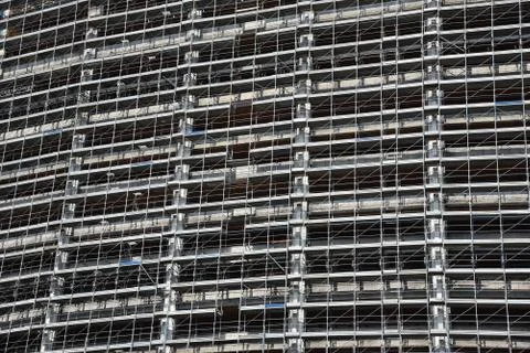 Building in construction Stockfoto's