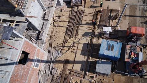 Building construction. Foto stock