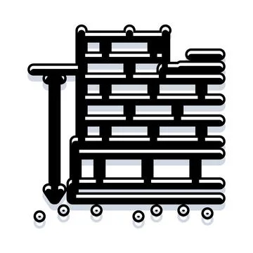 Building construction process creating new structures Stockillustratie