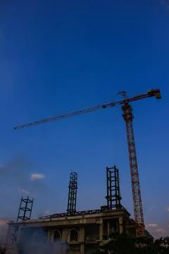 Building construction process Stock Photos