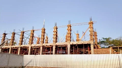 Building construction projects, architectural themes. Stock Footage 319953576