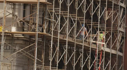 Building Construction Repairs Stock-Footage 40049717