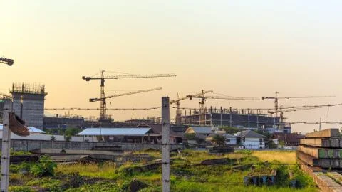 Building construction sit Stock Photos