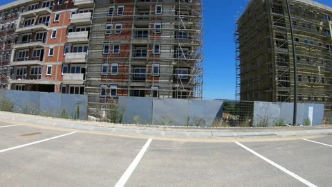 Building construction site Stock Footage 171536100