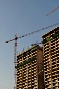 Building construction site.. Stock Photos