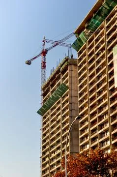 Building construction site.. Stock Photos