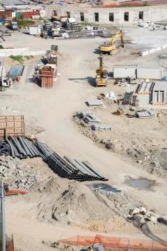 Building construction Site Foto stock