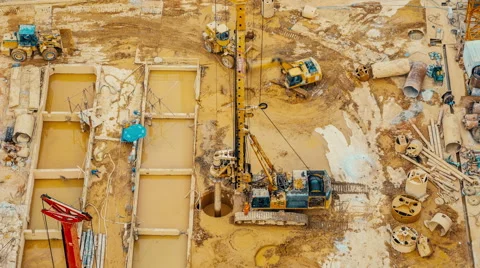 Building construction timelapse Stock Footage 51717842